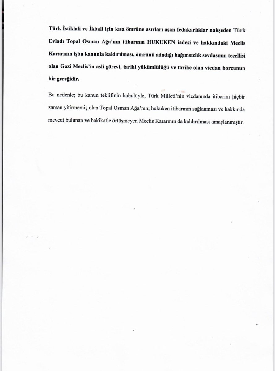 Muhterem Liderimize, Türk Milleti’nin evlatlarına duyduğu yüksek vefa nedeniyle şükranlarımızi sunuyorum.