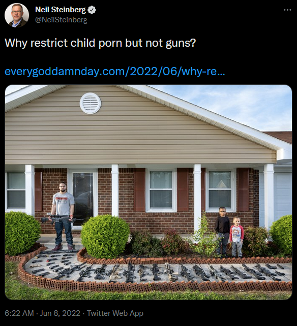 gunpolicy's tweet photo. Some stiff competition already for worst anti-gun take of the day https://t.co/aRKETMqYr1