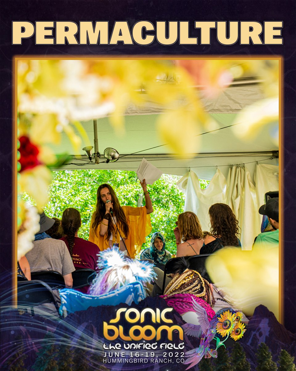 SONIC_BLOOM's tweet photo. The Permaculture Hub will be filled with informative generative workshops all weekend!

See your instructors: https://t.co/DxfnKhYYGi https://t.co/9ZHZhkRG5q
