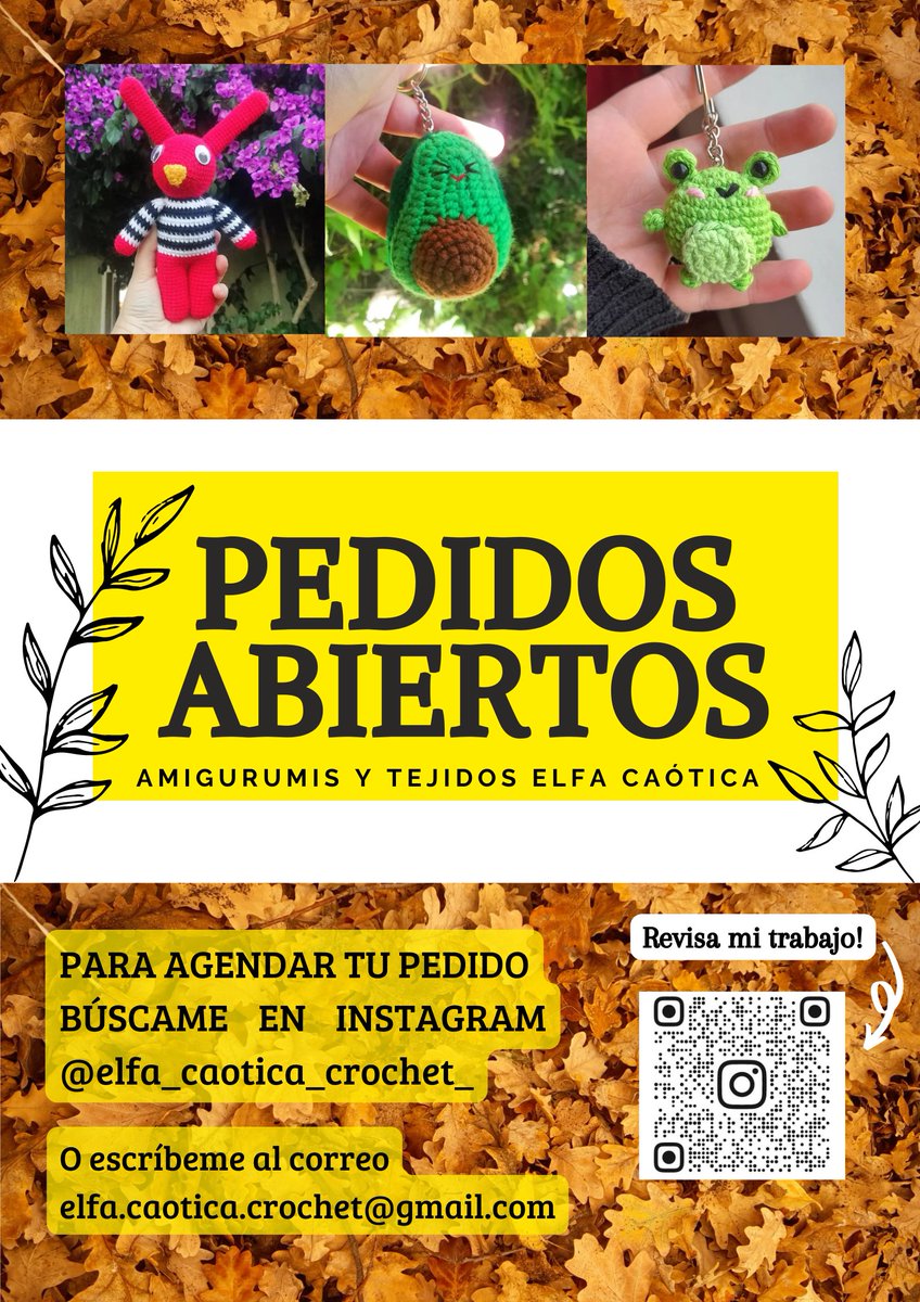chaotic_yume_'s tweet photo. Mi instagram es @elfa_caotica_crochet_ me ayudarían mucho con un RT
.
#chile #Amigurumi #crochetchile #amigurumichile https://t.co/cfkNOKep63