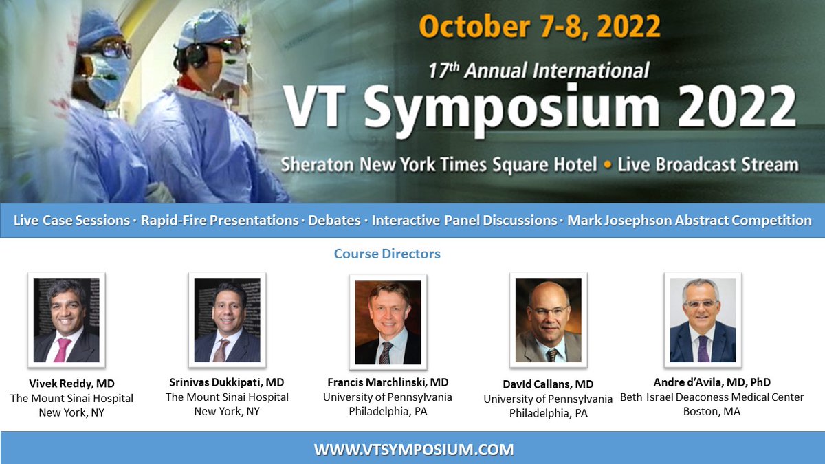 VT Symposium (@vtsymposium) on Twitter photo #EPPeeps Reg today for Oct 7-8 <a href="/vtsymposium/">VT Symposium</a>. Attend Onsite in NYC or Virtually in Real-Time through the live online stream. Share your Research with Colleagues and Leading Experts in EP by participating in the Mark Josephson Abstract Competition.
Access: vtsymposium.com #EPPeeps Reg today for Oct 7-8 <a href="/vtsymposium/">VT Symposium</a>. Attend Onsite in NYC or Virtually in Real-Time through the live online stream. Share your Research with Colleagues and Leading Experts in EP by participating in the Mark Josephson Abstract Competition.
Access: vtsymposium.com