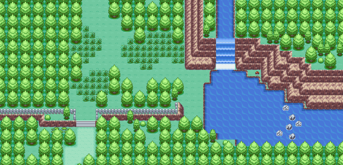 Cacoiglesias97's tweet photo. Rediseño de la Ruta 1 del @PokemonPatronum 

Es lo que tiene revisar mapas hechos hace meses o años. Y con los sprites se nota mucho más el cambio 😅 https://t.co/XdMzUCBNmV