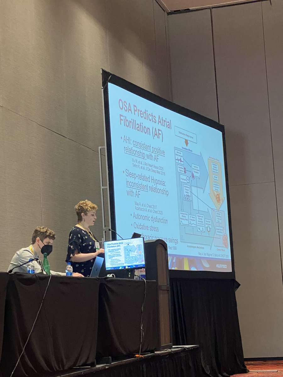 ReenaMehra0203's tweet photo. ⁦⁦@DrHeinZzzinger⁩,CCF NIH T32 scholar, shining at SLEEP 2022! Excited to see her continue to blossom in her career and contributions to our scientific knowledge! ⁦@RaedDweikMD⁩ ⁦@AASMorg⁩ ⁦⁦@ClevelandClinic⁩ ⁦@NancyFoldvaryDO⁩ #SLEEP2022 https://t.co/v35itGWteY