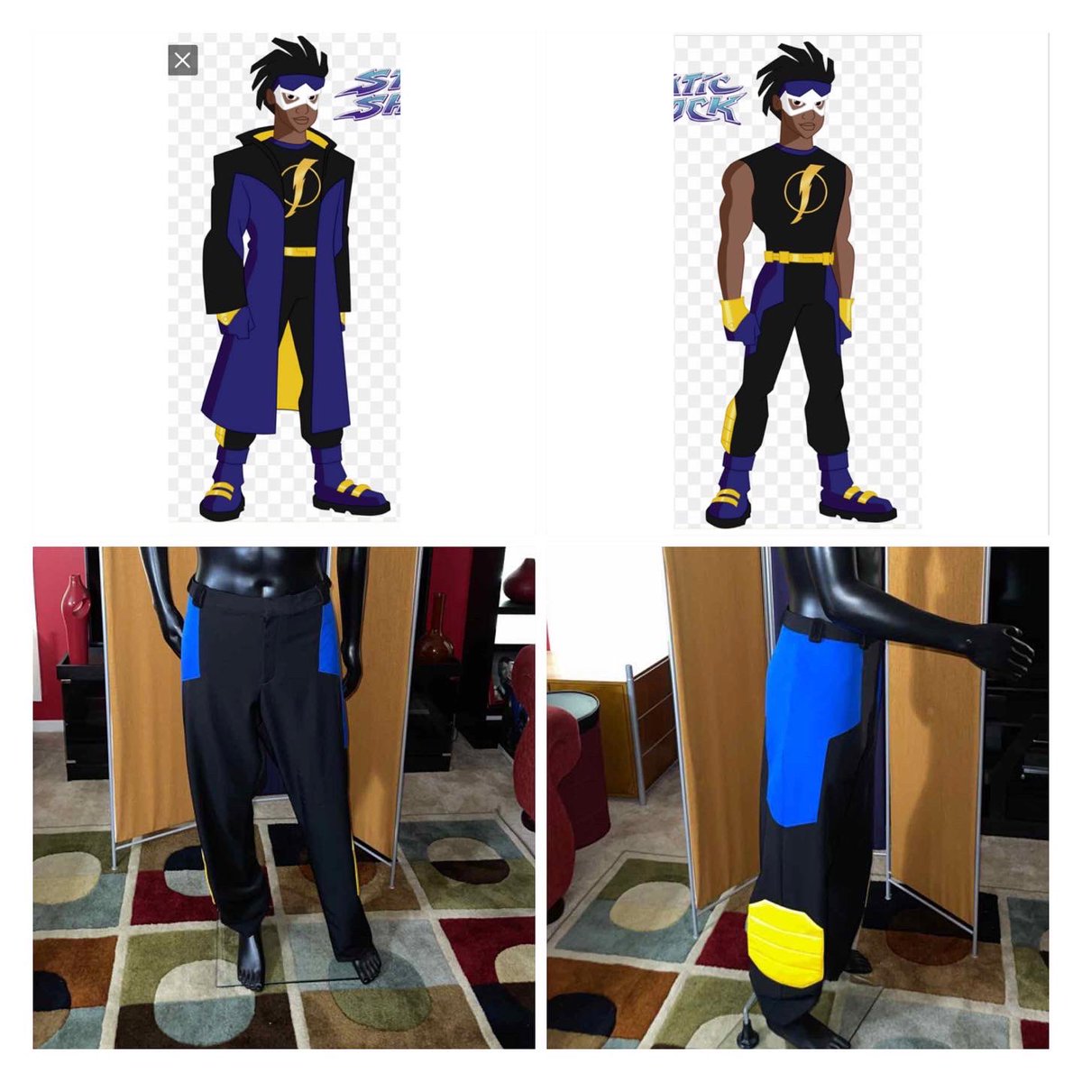 Pants to my Static Shock Commission.  FOLLOW ME ON IG &amp; FB.
#WIP #staticshock #milestonecomics #africanamericansuperhero #blacksuperhero #justiceleague #blerd #dc #dccomics #phillamar #cosplay #milestonemedia #cosplay #michaelbjordan #cosplayyourway #poccosplayers  #diversity