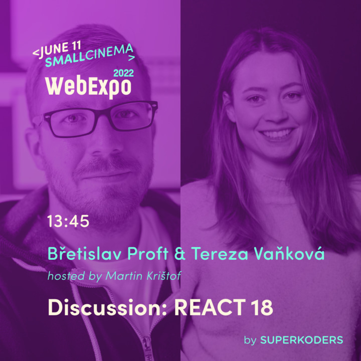 HeurekaDevs's tweet photo. Do you plan to attend @webexpo? Don't miss out the @SUPERKODERS &amp; @Frontendisti &amp; @MartasKristof as a discussion host 😎
We'll talk about Typescript and React. More about other topics and guests: https://t.co/9MMhDblMZb https://t.co/iSiN3rc0Ca