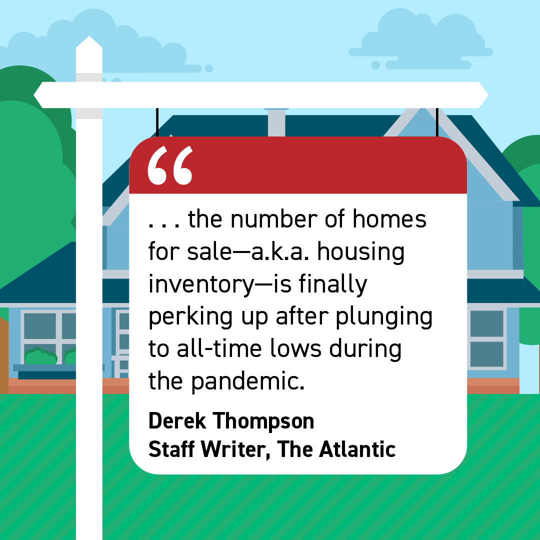There might be good news on the horizon for buyers waiting for options. The number of homes for sale appears to be improving. That could mean you have more homes to pick from for your search. DM me, and let’s partner to explore the options coming...
#homeownership #opportunity