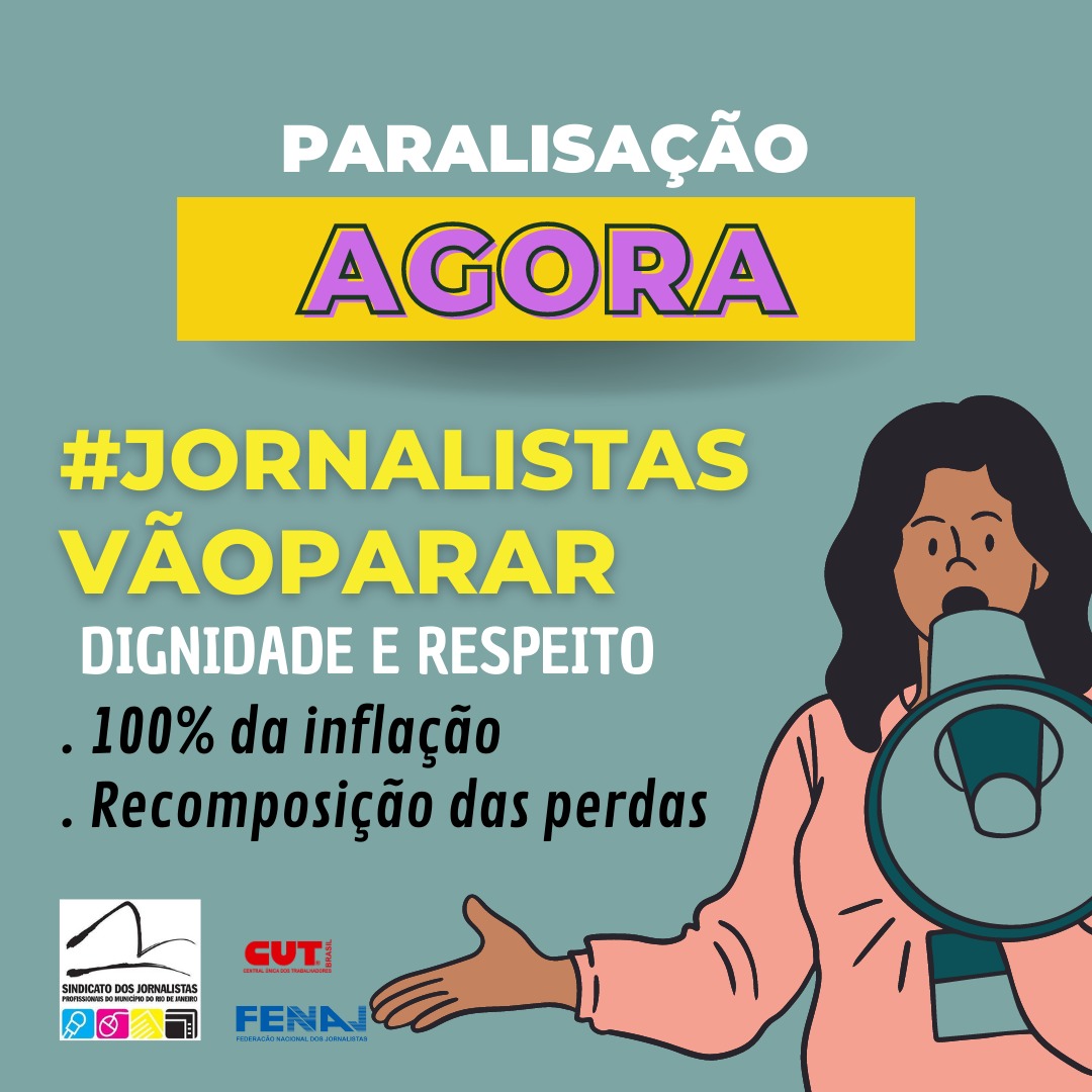 #jornalistasvãoparar