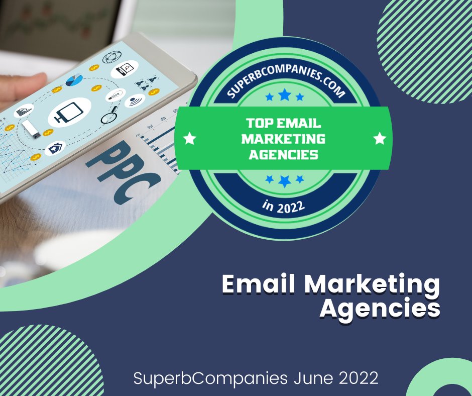 superbcompanies's tweet photo. Every year the SuperbCompanions team compiles the top companies in various categories. In June 2022, our specialties compiled the top companies in the  Email Marketing Agencies category at the link below:
https://t.co/IYjMXdpjNd
1. Ignite Visibility
2. ReVerb
3. The Ad Firm https://t.co/gxEvMr1vA7