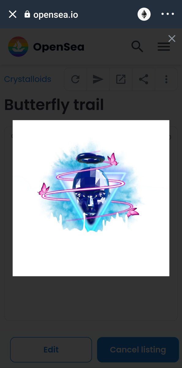 CrystalloidNFT's tweet photo. @_FrdGrn Only a few days left 🦋 0.007 https://t.co/p9MWJQJK24 https://t.co/0i48WWxDiD