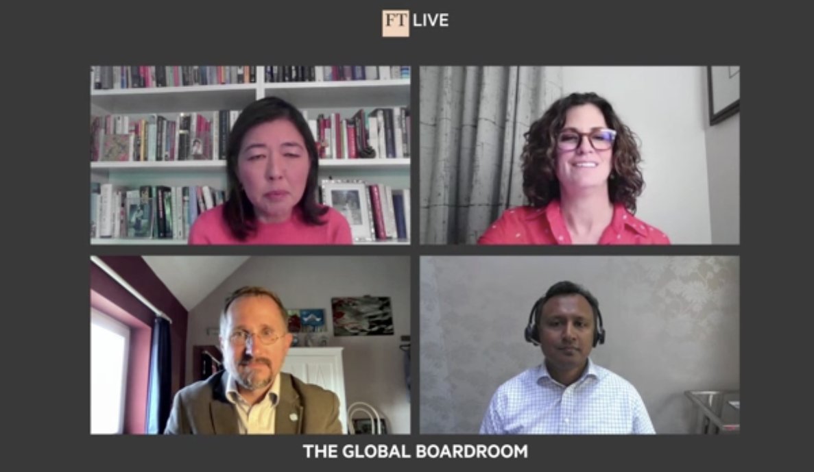 ftlive's tweet photo. @barneyjopson @martinwolf_ @berthofmanecon @KeyuJin @michaelxpettis @PKU1898 @TomHale_ @NUSingapore @LSEnews @Jonthn_Wheatley @WorldBank @GPW_WSExchange @BursaMalaysia @valentinapop @carlbildt @ecfr @Brussels_School @krisjaniskarins @LVinEU @IngridaSimonyte @LithuanianGovt @LVembassyUK @LV_NATO @EmmanuelMacron @johnthornhillft @SecRaimondo @CommerceGov @gideonrachman @sguriev @sciencespo @alexstubb @STGEUI @StimsonCenter @harrydemps @SabanciHolding @BraskemBio @Henkel @CP_News @braskem @BraskemIdesa @Sabanci @HenkelGCC @ftmoralmoney @simonmundy Now at #FTGlobalBoardroom our panel discuss the global food crisis and ways of fixing the world’s dysfunctional food systems. @EmikoTerazono is joined by @FAIRRInitiative's @MariaLettini, @InvescoEMEA's Sudip Hazra and @EATforum's @fadeclerck. https://t.co/WyDNsrj8FJ