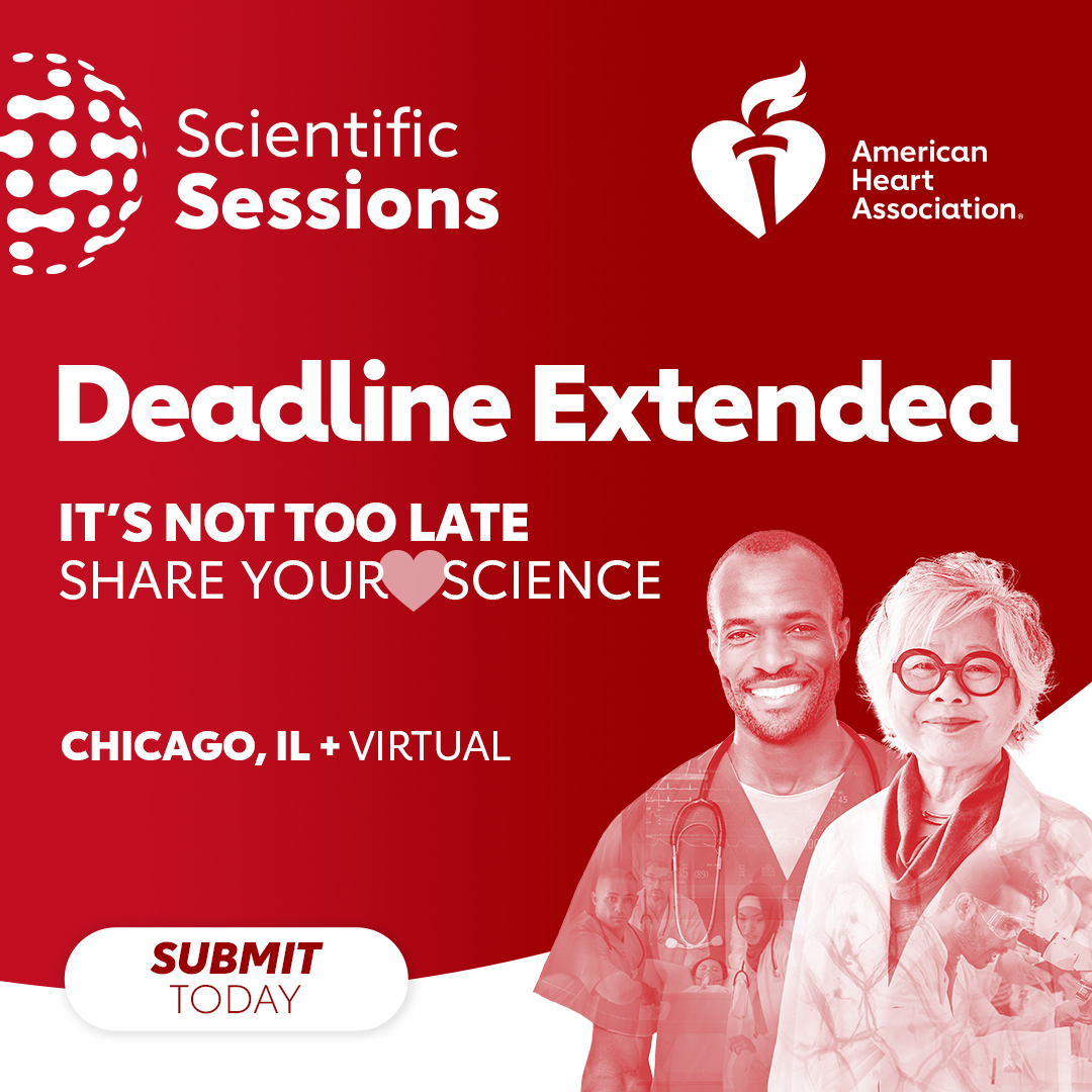AHA Science on Twitter "👏 👏 👏 for more time! The deadline for AHA22