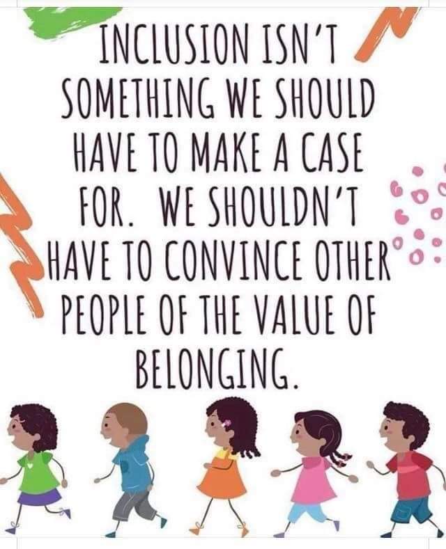 Some1Special808 (@some1special808) on Twitter photo Individuals w/ special needs are students first. They have every right to those grade appropriate elective courses, same as every other student in the building.
Let's make 22-23SY an inclusive one. The classrooms will become a more beautiful place.
<a href="/HIDOE808/">Hawai‘i Public Schools</a> <a href="/CECMembership/">Council for Exceptional Children</a> Individuals w/ special needs are students first. They have every right to those grade appropriate elective courses, same as every other student in the building.
Let's make 22-23SY an inclusive one. The classrooms will become a more beautiful place.
<a href="/HIDOE808/">Hawai‘i Public Schools</a> <a href="/CECMembership/">Council for Exceptional Children</a>