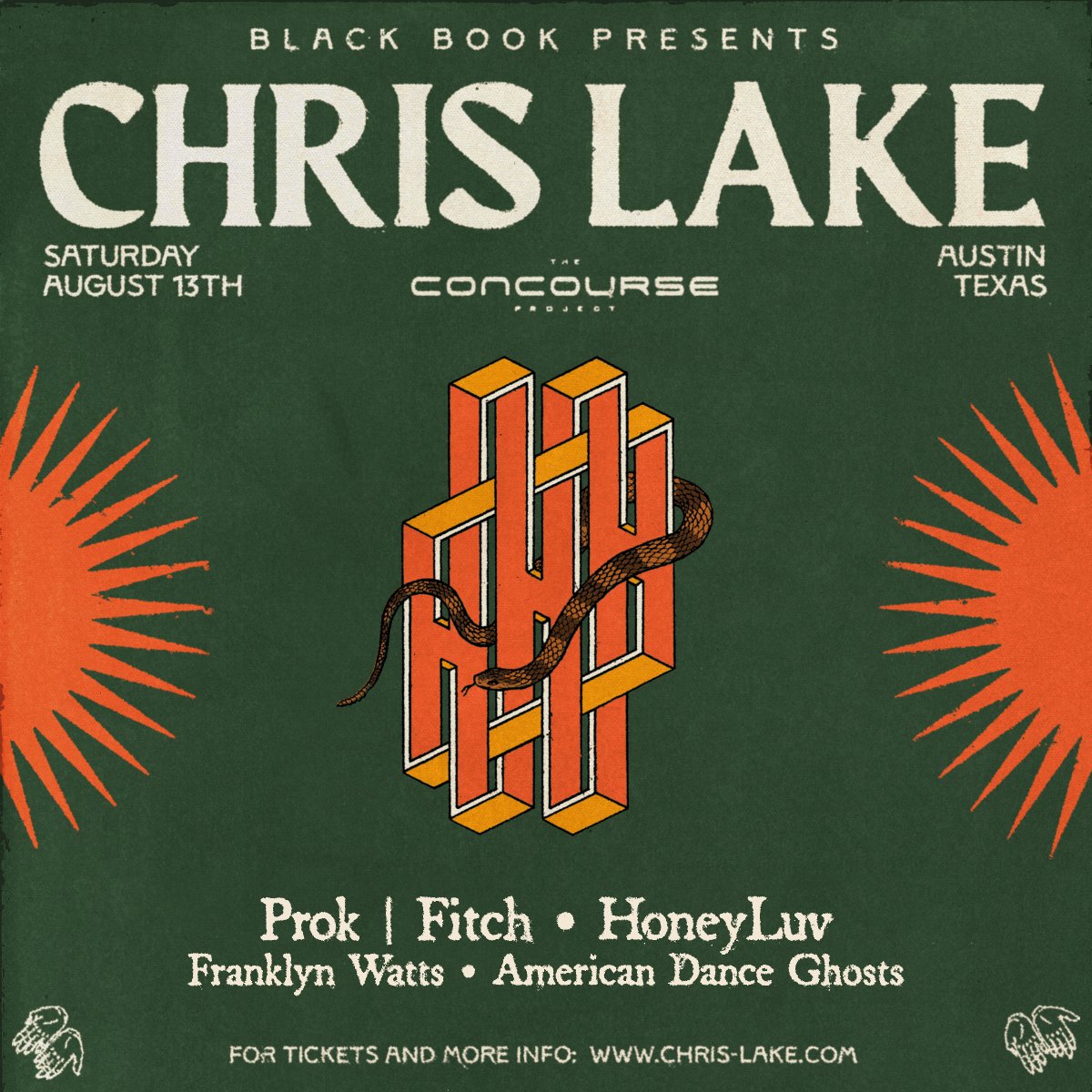 The Concourse Project (@concourseproj) on Twitter photo Let's go! BIG outdoor madness with the homie <a href="/chrislake/">Chris Lake</a> & <a href="/prokfitch/">Prok | Fitch</a>, <a href="/HoneyLuvmusic/">💜HoneyLuv💜</a>, <a href="/franklynwatts_/">Franklyn Watts</a> & American Dance Ghosts at <a href="/concourseproj/">The Concourse Project</a>
Signup for presales NOW! laylo.com/blackbookrecor… Let's go! BIG outdoor madness with the homie <a href="/chrislake/">Chris Lake</a> & <a href="/prokfitch/">Prok | Fitch</a>, <a href="/HoneyLuvmusic/">💜HoneyLuv💜</a>, <a href="/franklynwatts_/">Franklyn Watts</a> & American Dance Ghosts at <a href="/concourseproj/">The Concourse Project</a>
Signup for presales NOW! laylo.com/blackbookrecor…