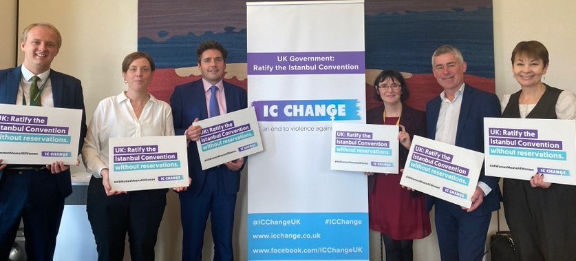 ICChangeUK's tweet image. Today 56 MPs and Peers have shown their support for ratification of the #IstanbulConvention without reservations. Migrant women must not be cut off from this lifeline. #AllWomenMeansAllWomen icchange.co.uk/call-for-ratif…