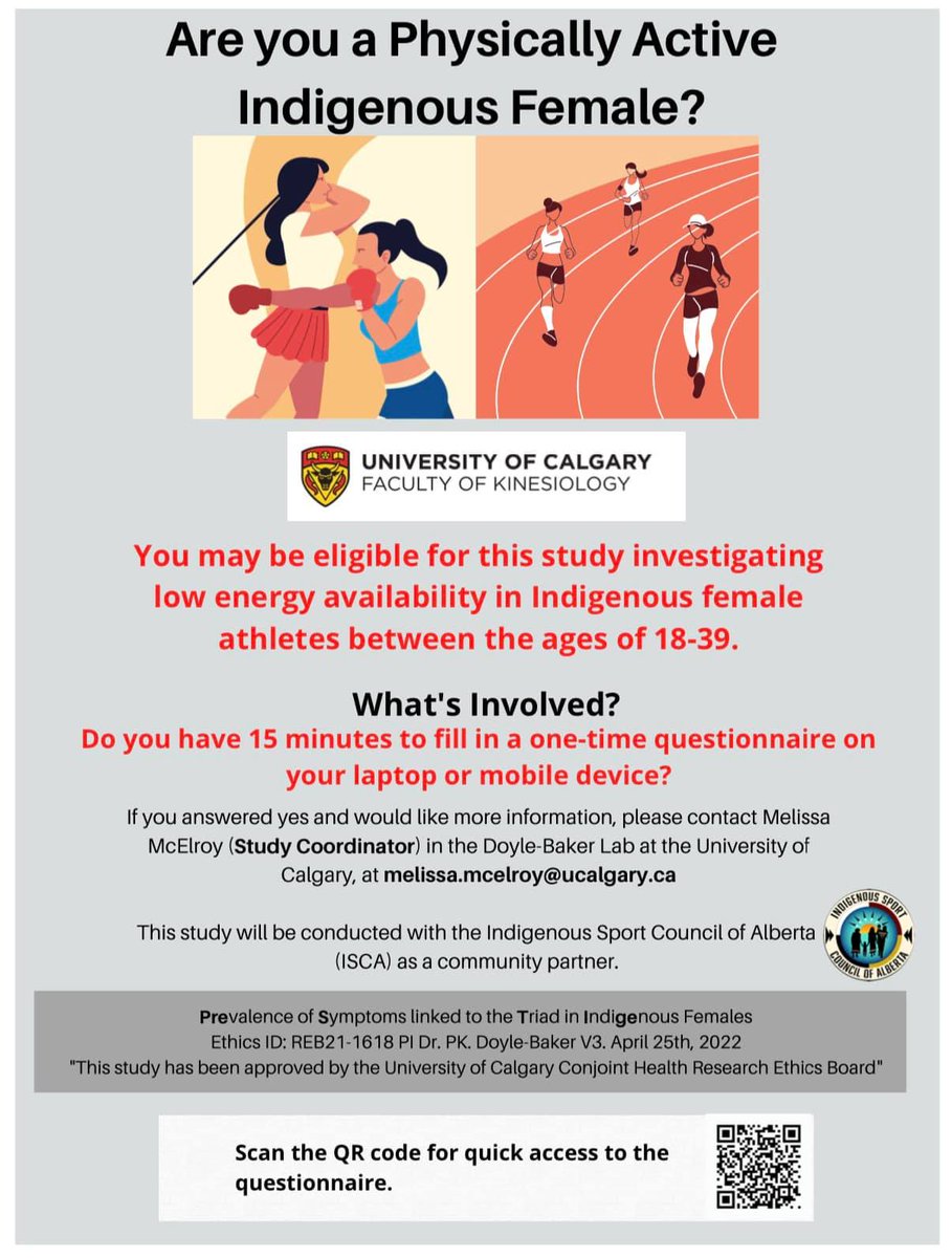 Calling Indigenous women ages 18-39 years old to partake in a survey we have partnered with the University of Calgary on. We will be doing some live draws for gift cards for participants that complete the short survey. 
Link: survey.ucalgary.ca/jfe/form/SV_2f…
