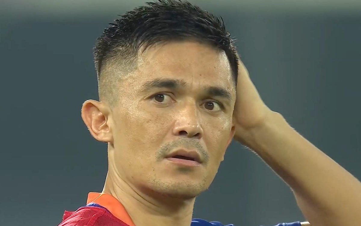 India beat Cambodia🇮🇳💥

A brace from Sunil Chhetri was enough on the night as a spirited India gifted Igor Stimac his first home victory.👏

Onto Afghanistan & Hong Kong next!

#IndianFootball ⚽️| #AsianCup2023 | #INDCAM
