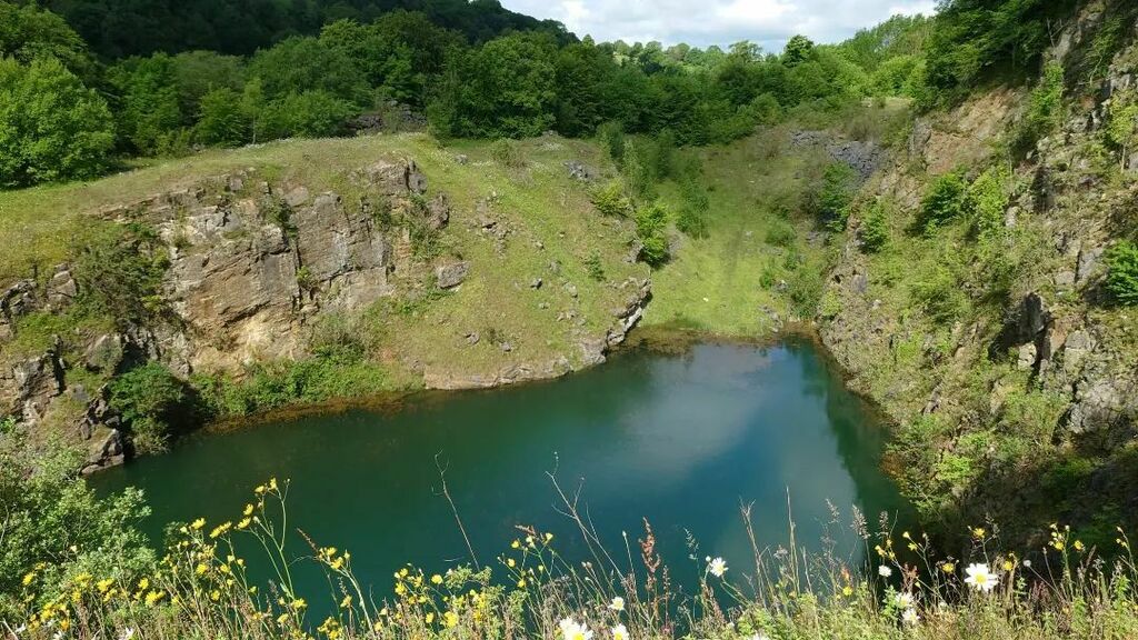 Fallhill Quarry, Ashover is a relatively small quarry, worked for fluorite in the 1970’s and 1980’s but now partially flooded. From @mindatorg - Milltown quarry is a small disused quarry, which was open for limestone extraction. In the 1990s the old quarry was use as a settl…