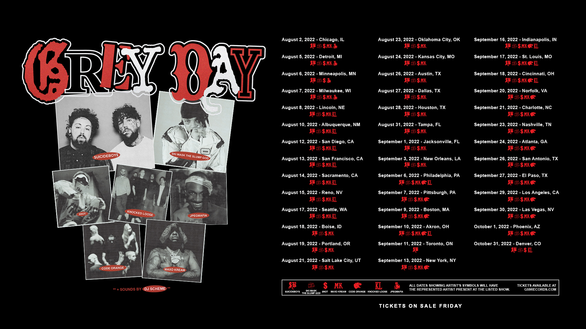 Rolling Loud on Twitter "GREY DAY TOUR 2022 Presale Thursday, June 9