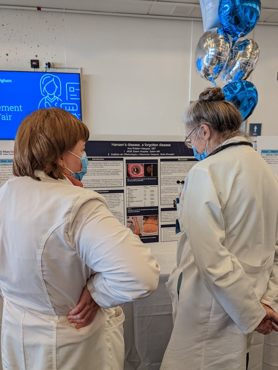 Our ID team really loved <a href="/anaroldanvasq/">Ana Roldan-Vasquez</a> case report of Hansen's disease and associated uveitis!