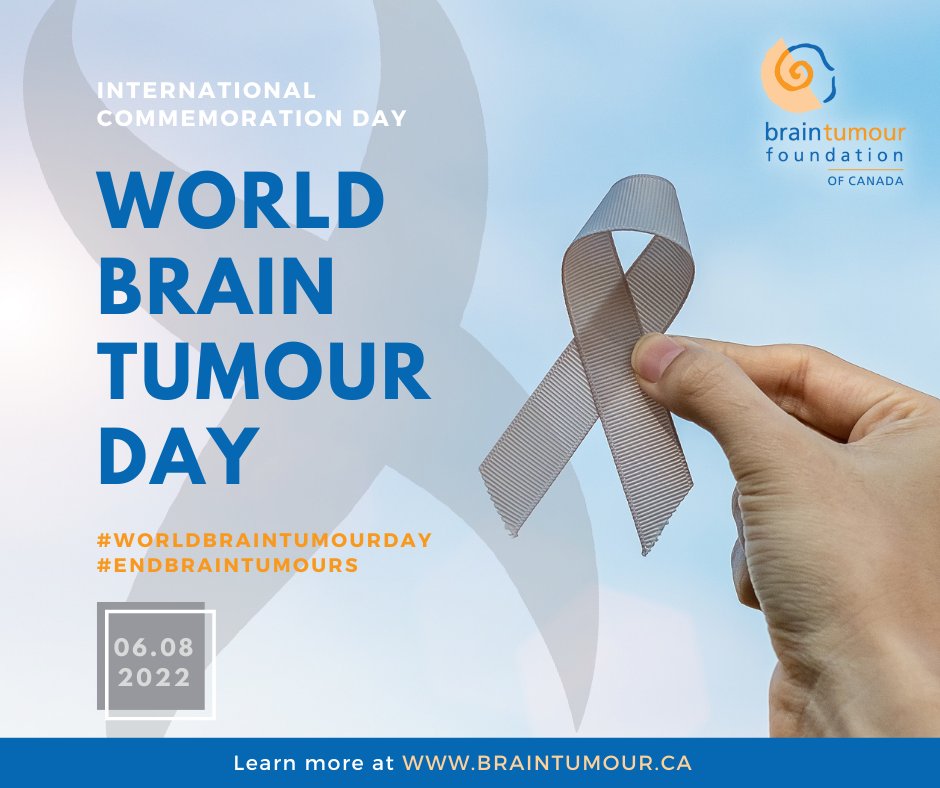 Today is #WorldBrainTumourDay! It is an international commemoration day and a tribute to all brain tumour patients and their families. Join this global initiative and help raise awareness around the world. ➡️ Thank you for SHARING this post! #EndBrainTumours #Hope