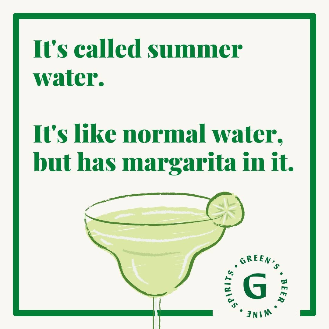 Cheers to summer water. #boozewisdom🍹