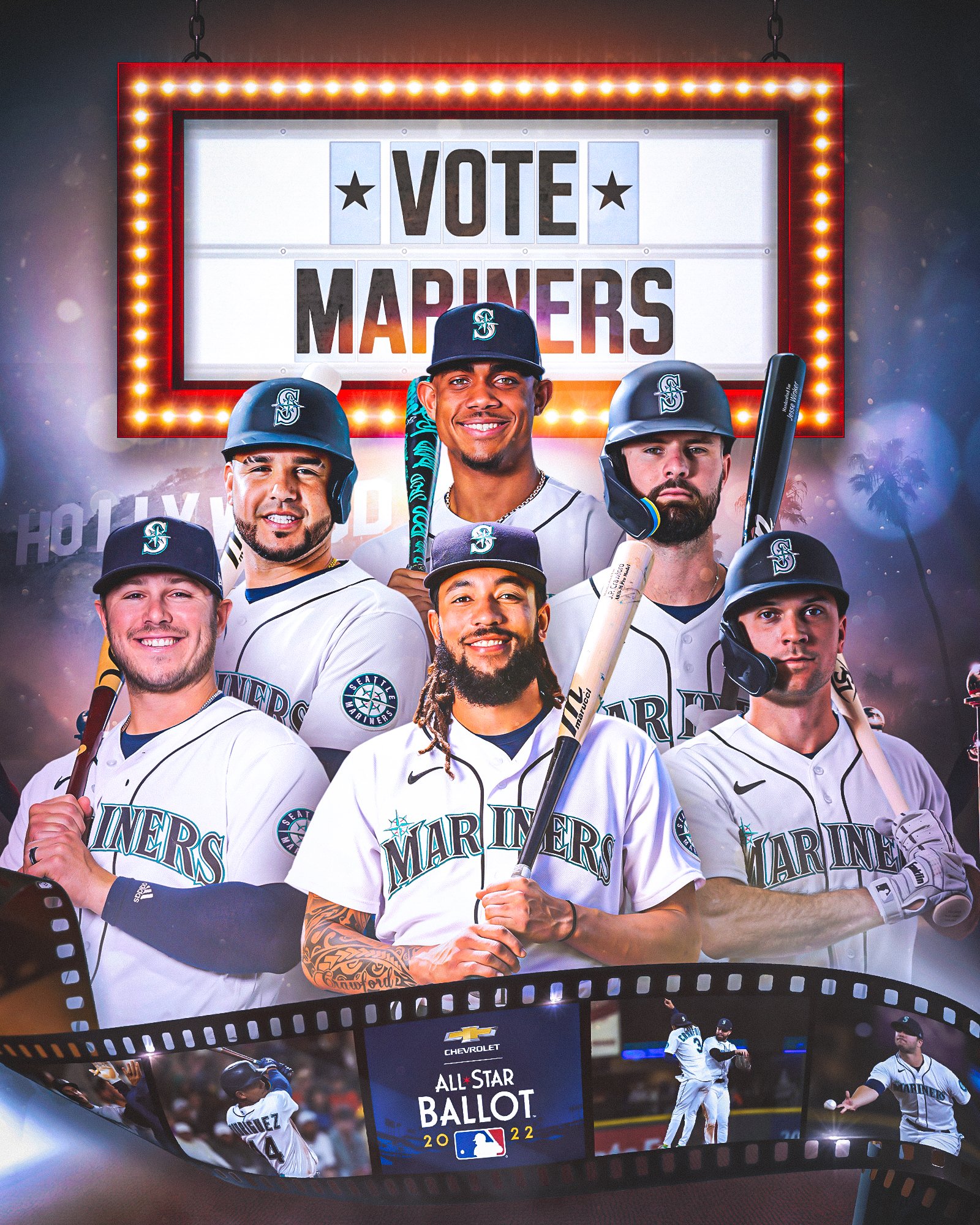 Seattle Mariners on Twitter "Lights. Camera. VoteMariners. ⭐️ https