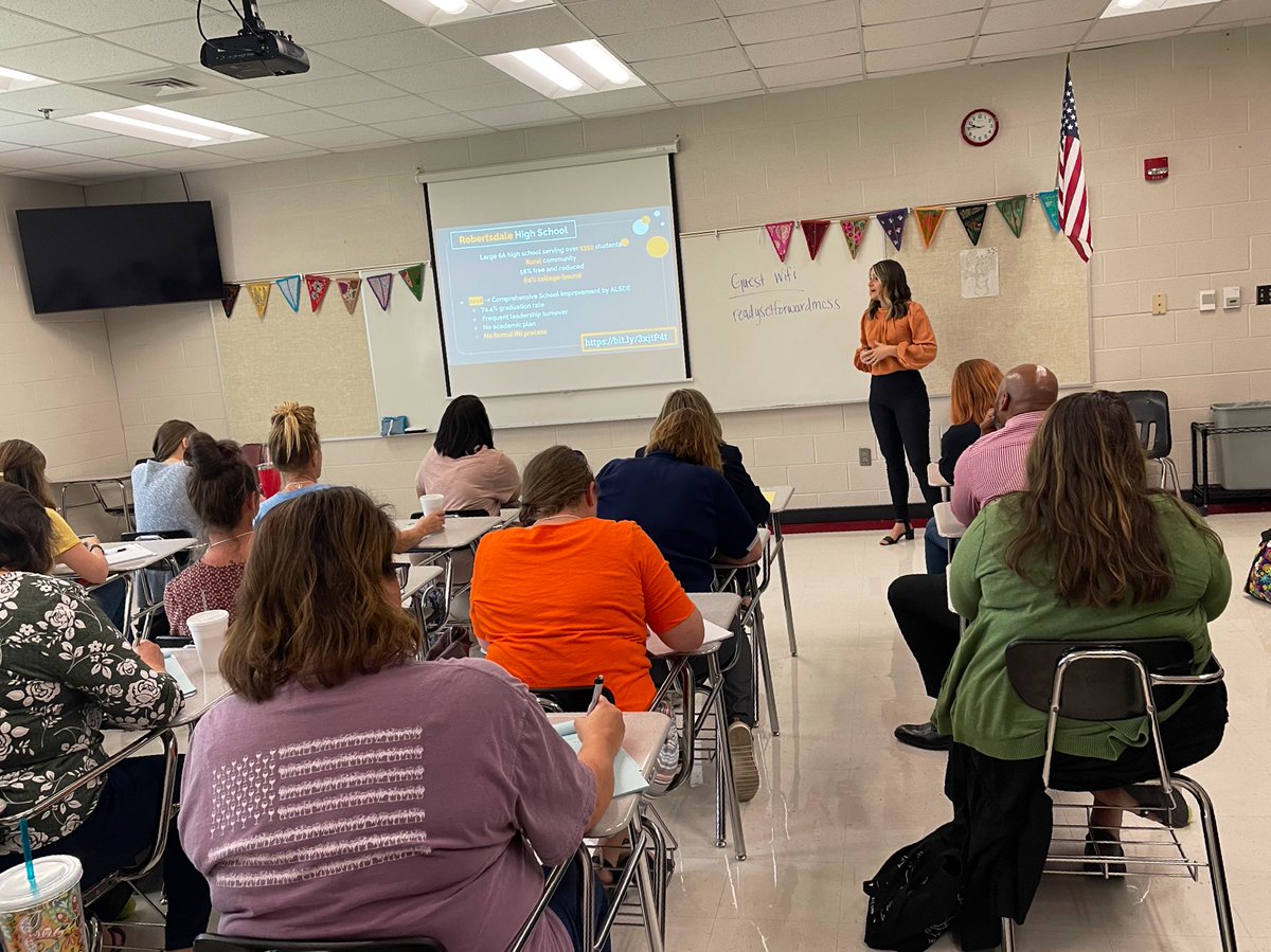 tbwray's tweet image. We have a packed house for the @lalavender9 session on creating a reasonable and effective RTI process. Lauren and the team @RobertsdaleHS are doing great things! #NATC2022