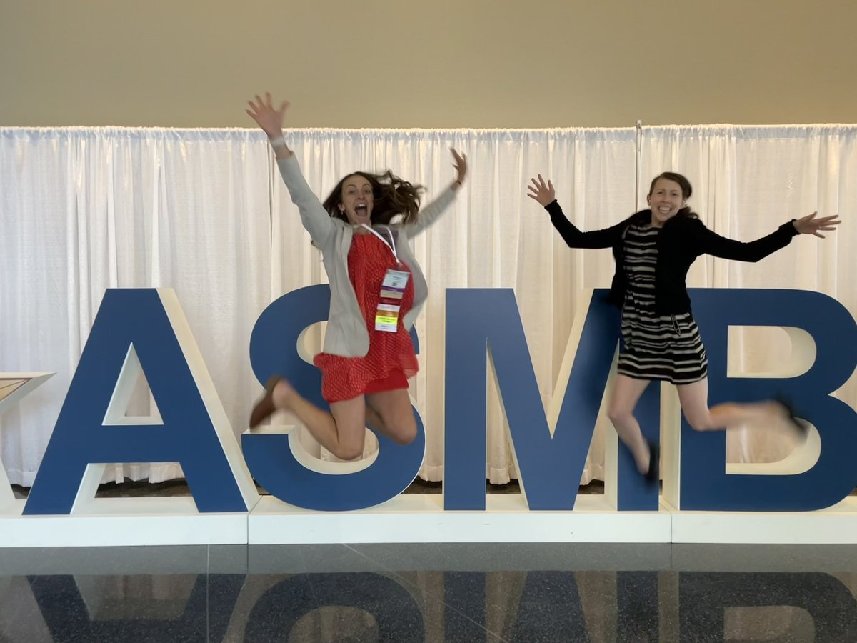 Celebratory leap with <a href="/ASMBSIH/">ASMBS IH</a> Program Committee co-chair <a href="/eatfitrun/">Melissa Majumdar, MS, RD, CSOWM, LDN</a>. We did it! Thank you to our committee, course directors, speakers, and <a href="/ASMBS/">ASMBS</a> staff for making this week happen!