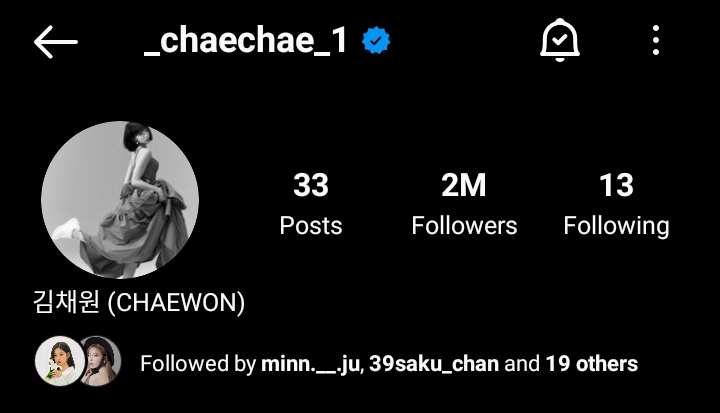 kcwonfiles's tweet image. [💌] Chaewon (@/ _chaechae_1) reached 2M followers!

🖇️: instagram.com/_chaechae_1?ut… 

#김채원 #KIMCHAEWON #LE_SSERAFIM #르세라핌 @le_sserafim