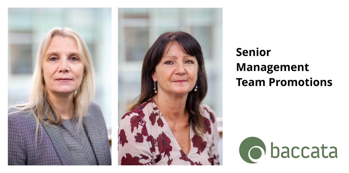Baccata announces the promotions of Lisette Le Creurer and Wendy Warder to Client Directors. 
Congratulations!
#Baccata #promotion #leadership #jerseyci
baccata.co.je/team