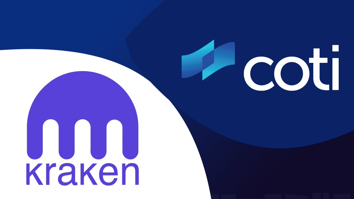 COTInetwork's tweet image. Surprise! $COTI is now listed on @krakenfx! 
Deposits are now open:
👉kraken.com/u/funding/depo…

Read more:
k.xyz/3xtuvoW

Thank you @krakenfx 
#staycoti