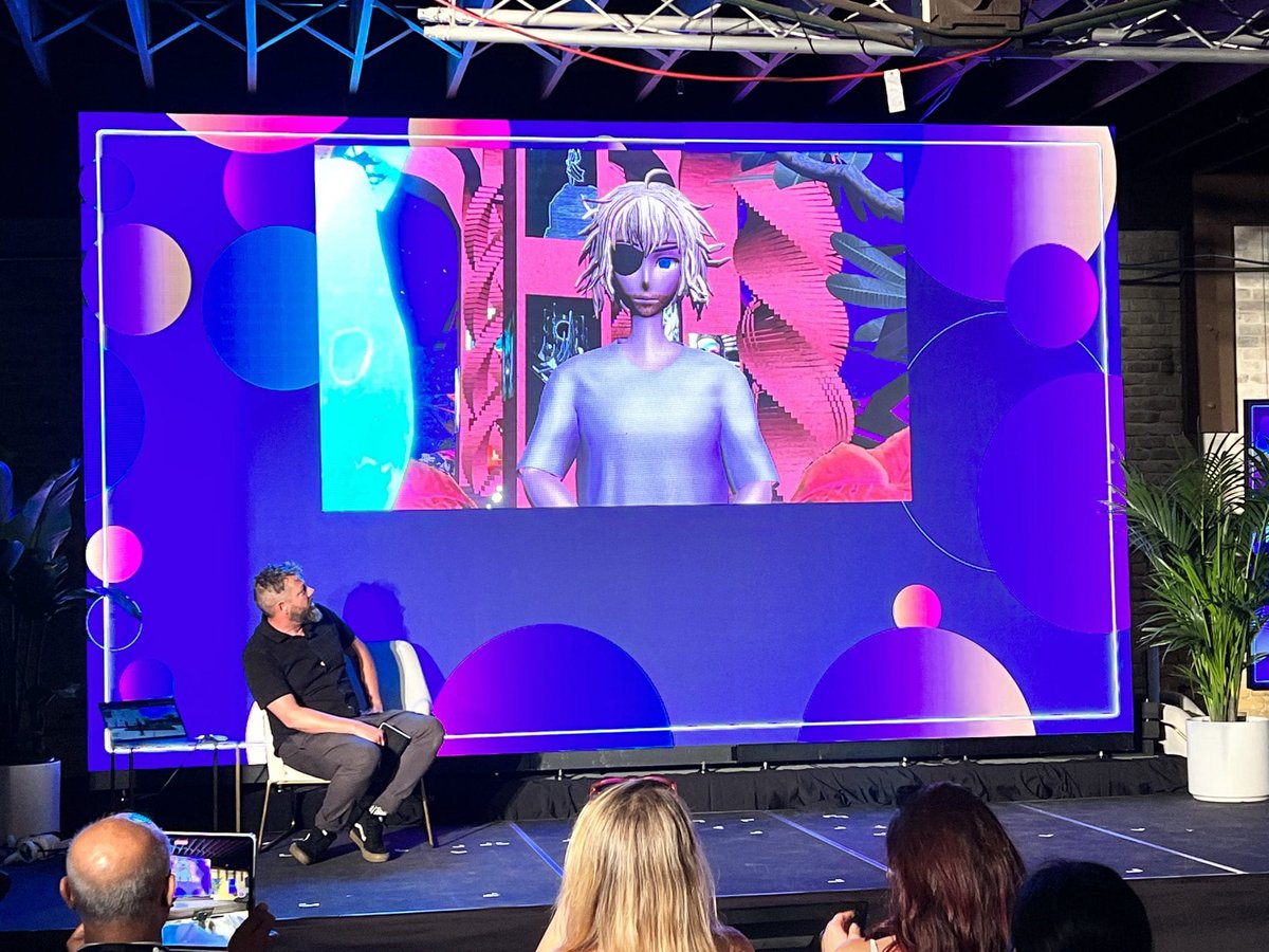 MuseumofCrypto's tweet photo. our very own wild-haired, one-eyed pirate BUIDLR @reneil1337  live now on stage with @FilFoundation in Austin, Texas 🏴‍☠️ https://t.co/EfvYH1CsMF
