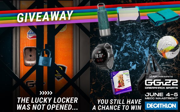 The Decathlon Lucky Locker wasn't opened this weekend at #GG22- so you still have a chance to win! 🤩

Tag who you would like to attend GG23 with and why, and get your chance to win! 🔥
