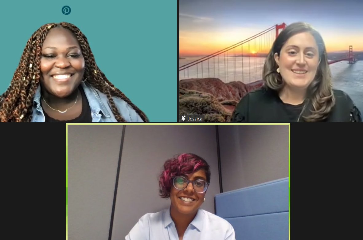 Such practical advice on how to land your dream job in responsible AI/ML #IamthefutureofAI
Tips: 
"Communication skills are important"
"Know where your skills fit" 
"Advocate for yourself!" 
"Network!"
"Plant the seeds and always be ready!"
<a href="/Ebitie/">Ebitie Amughan</a> <a href="/WomeninAIEthics/">Women in AI Ethics™</a> <a href="/tulsiparida/">tulsi</a>