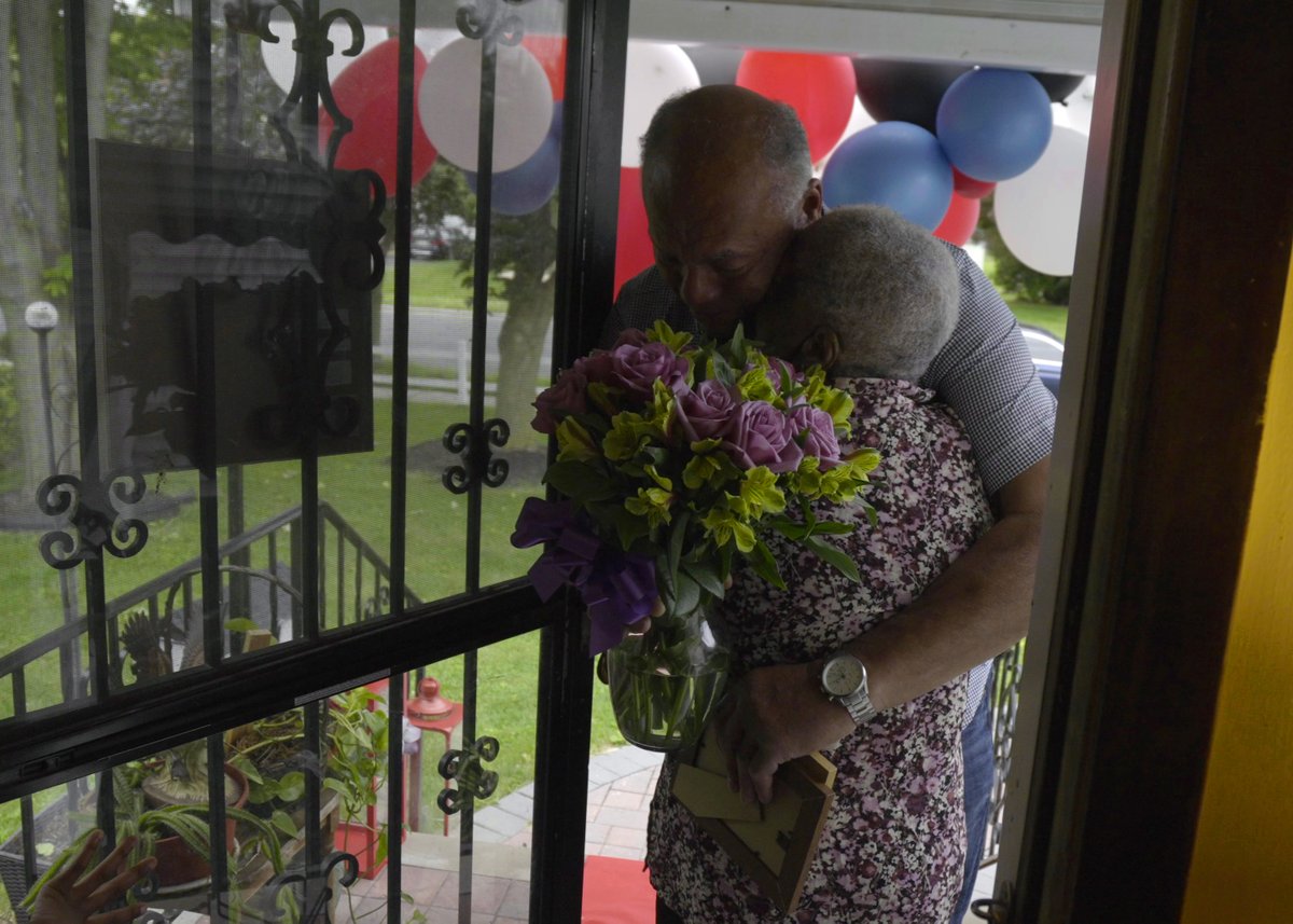 After a long and emotional journey of a lifetime, Terry met his new found sister and American family In the fading light of a summer evening in New Jersey.