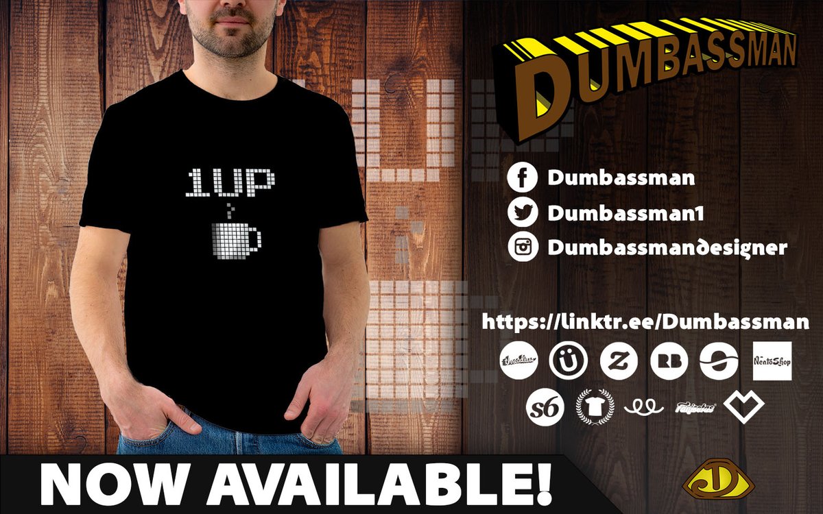 Dumbassman1's tweet photo. Gonna need some RT to promote this tee: "1 Coffee Up "
#tshirt #tee #tshirtoftheday #apparel #designs #coffee #arcade #gaming #gamer #retro #cafe #games #milk #1up #capuccino 
🔗 LINKS IN BIO! https://t.co/2qOk3WGfXM