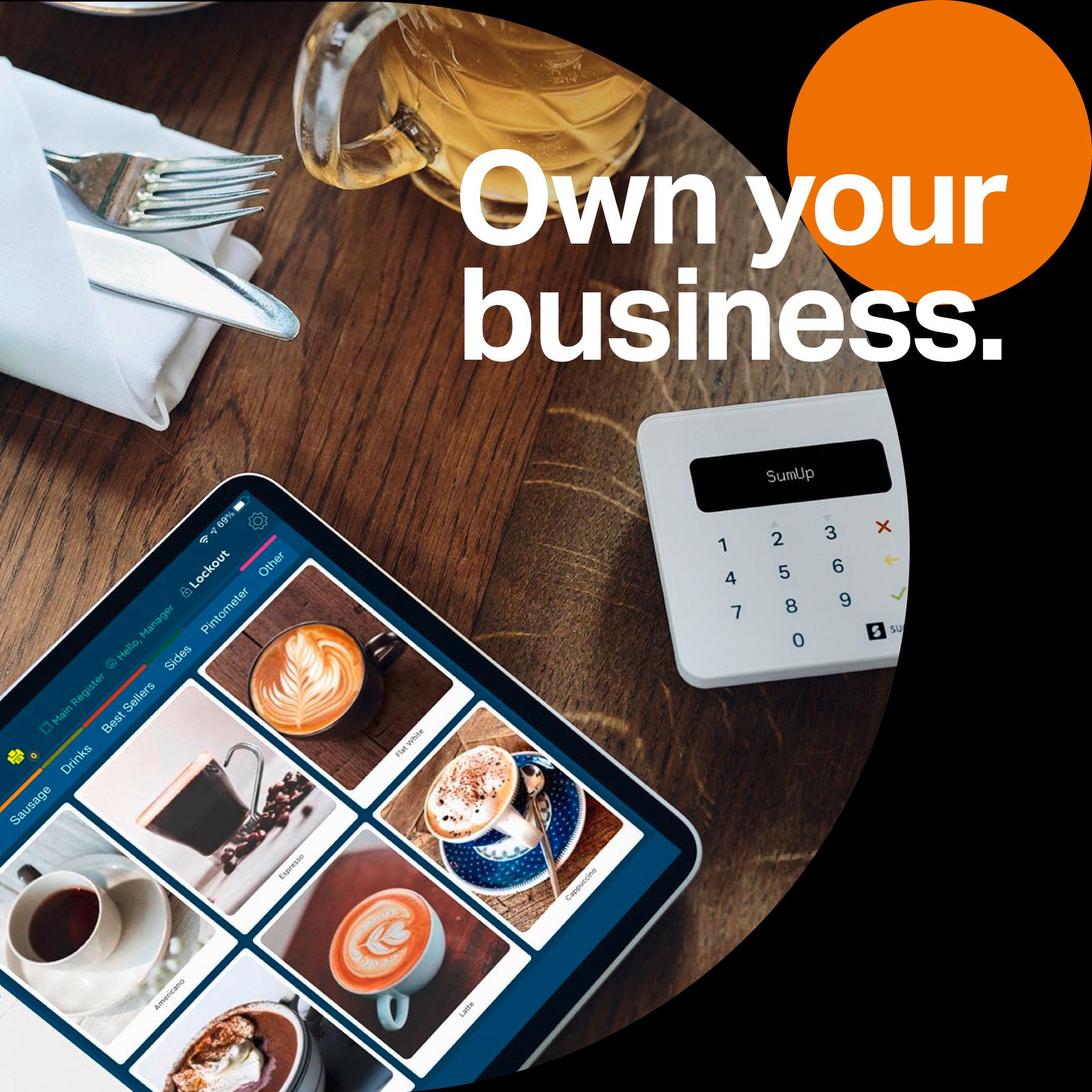 SumUp on X: SumUp Point of Sale is the flexible, all-in-one POS solution  that simplifies everyday tasks. Process orders, accept payments, get  reports and manage your entire business from one single place.