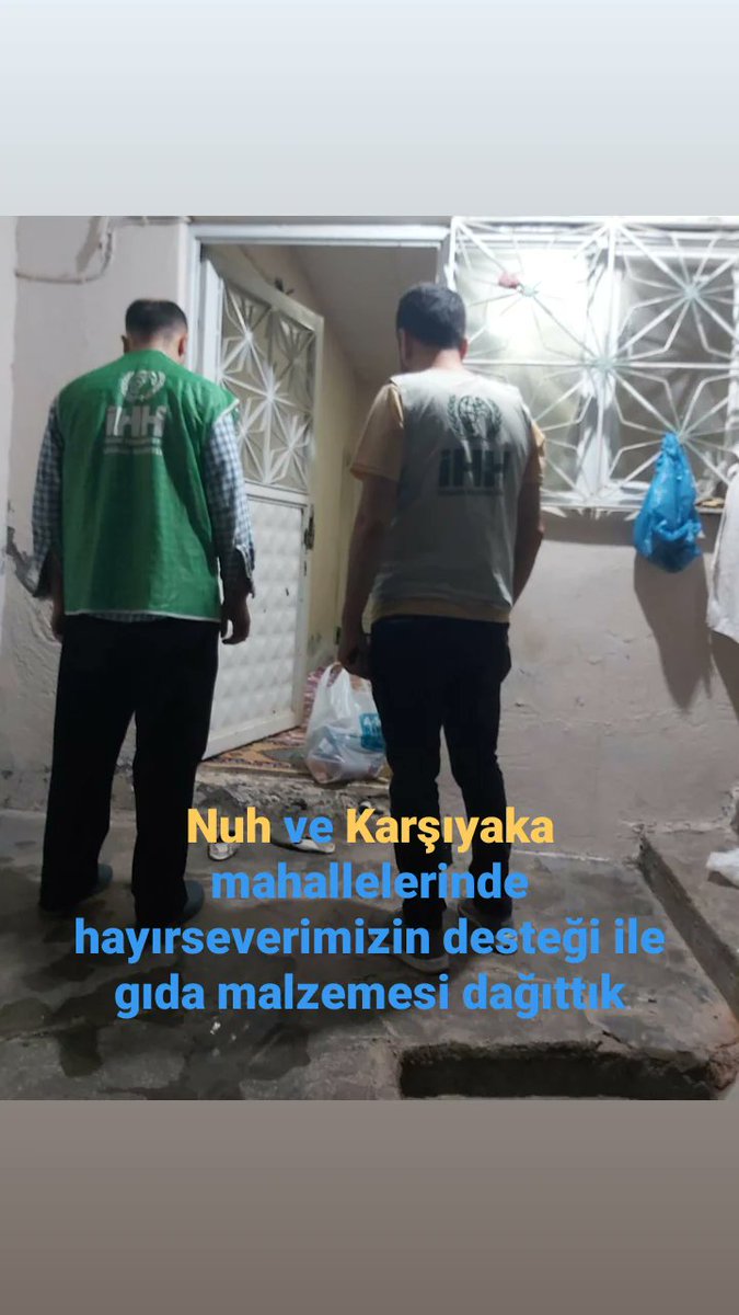 Nuh ve Karşıyaka mahallelerinde hayırseverimizin desteği ile gıda malzemesi dağıttık <a href="/ihhsilopi/">ihhsilopi</a> #sirnak #silopi