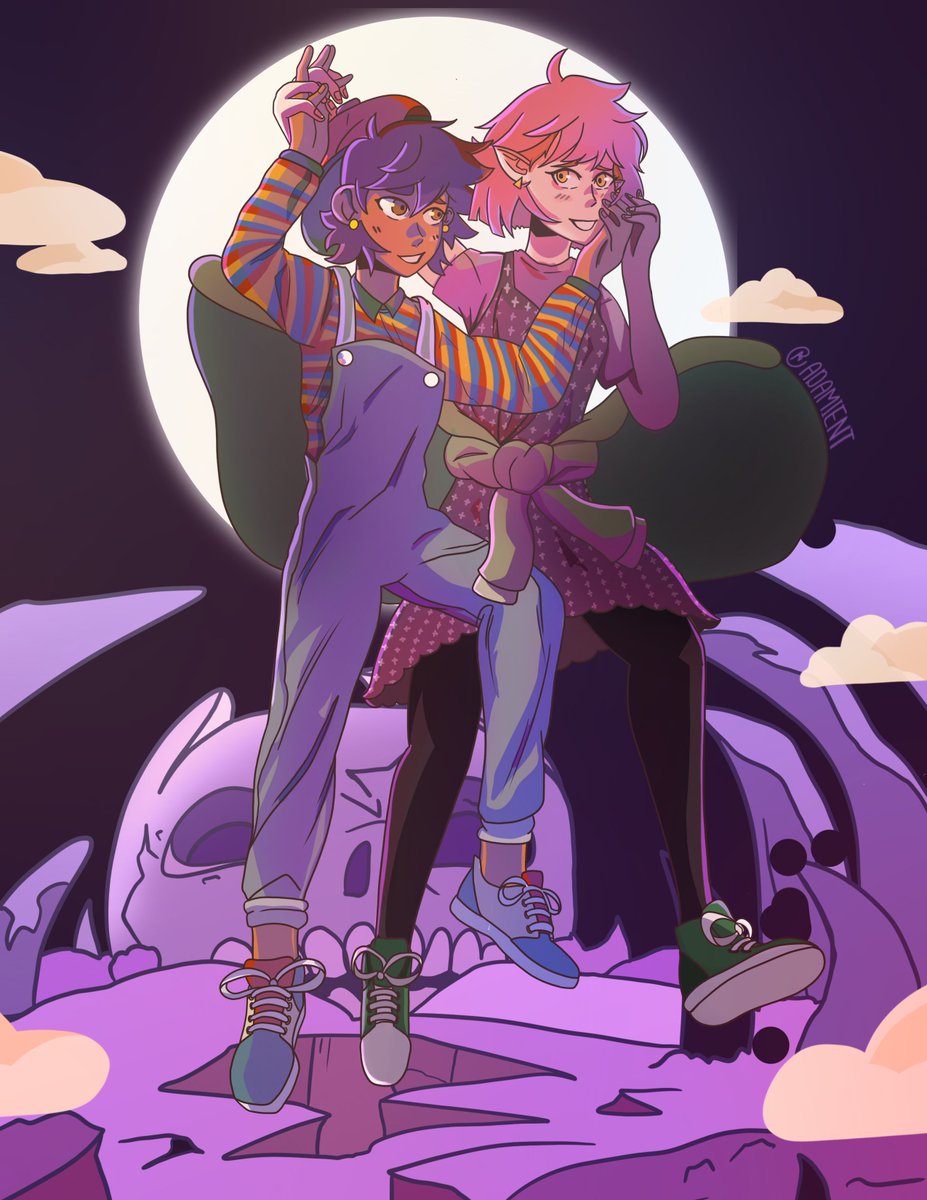 Adamient_'s tweet photo. For #PrideMonth I did a Redrawing of Howls Moving Castle scene, but with my favorite ship
.
.
.
#TOH #lumity #theowlhousefanart #TheOwlHouse https://t.co/M4hbZvOt2m