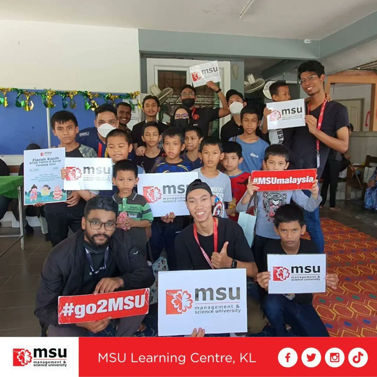 MSULCKL's tweet photo. Another learning experience for them and to inculcate @msumalaysia 2G -Giving &amp; Grateful culture.
They had games, activities and lunch with the children.
Congratulations and thank you everyone!!
@AzizRoselin
#givingandgrateful 
#communityservice
#learningexperiences https://t.co/yXqICctB1l