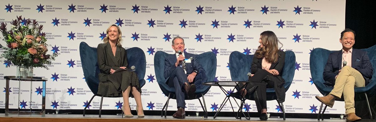 FiLewi's tweet photo. ‘The best exercise equipment you can buy is a dog’ - Dr Peter Larkins sharing the hard truths (and advice I’ll be taking!) at @vicchamber Wellness in the Workplace breakfast #vcci https://t.co/VnascBz4Pq