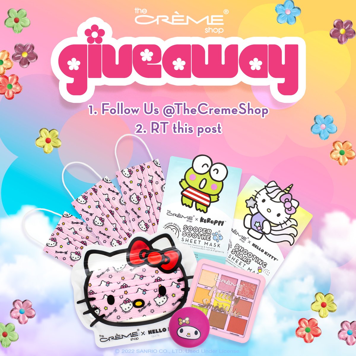 TheCremeShop's tweet photo. ⭐️ GIVEAWAY ALERT ⭐️

ENTER TO WIN:
💖 follow us @thecremeshop
💖 retweet this post 

good luck! we will DM the winner on 06/15. official messages are only sent from this verified account. #hellokitty #keroppi #giveaway https://t.co/A0JKhfILkf