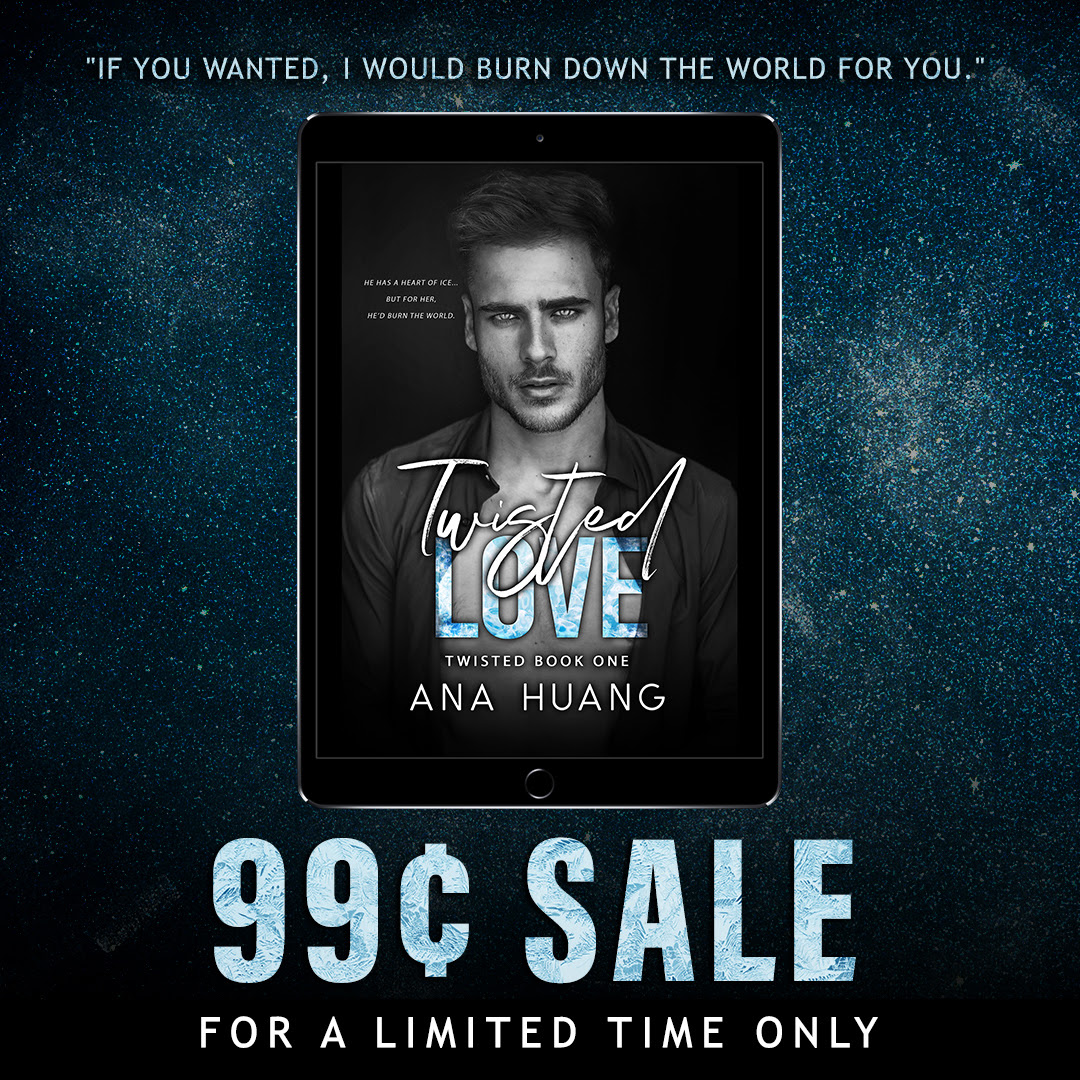 Twisted Love by Ana Huang is on sale now for just .99!

Download today or read FREE in Kindle Unlimited!

Amazon US: amzn.to/3NyYNMT

#TwistedSeries #AnaHuang #AlphaHero #PossessiveHero #BrothersBestFriend #GrumpyAndSunshine #valentineprlm @valentine_pr_