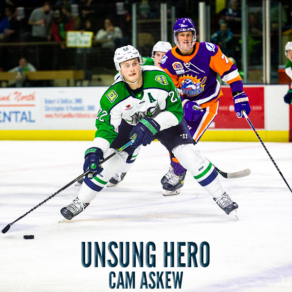 MarinersOfMaine's tweet image. It's time to announce Post-Season Awards for the 2021-22 Season! Up first for the Unsung Hero Award - Cam Askew!