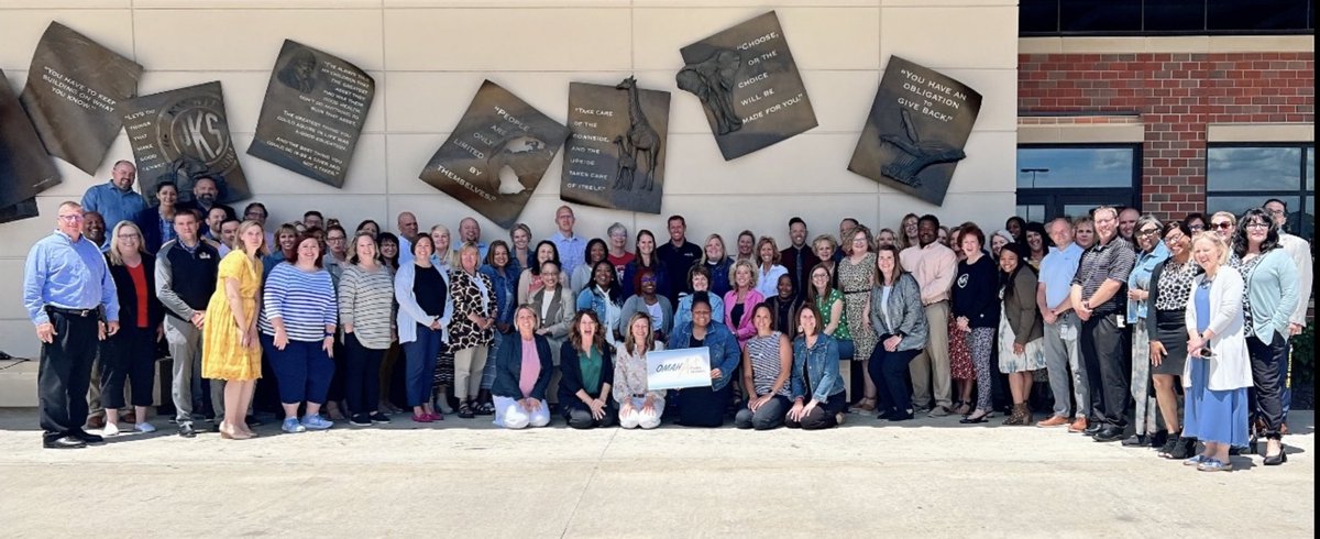 My heart is so full! The joy of leading and learning. I am so proud of what is being accomplished at our <a href="/OmahaPubSchool/">Omaha Public Schools</a> Principal Institute. We have one more day to go, but we are going to live in the moment of this picture with all of us together. #OPSProud #OPSleadandlearn