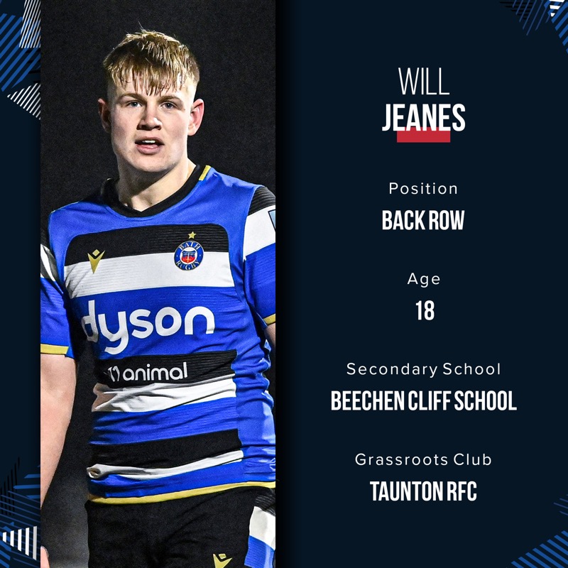 BathRugby's tweet photo. Five exciting homegrown players will graduate into the Bath Rugby Senior Academy this summer 🔵⚫️⚪️