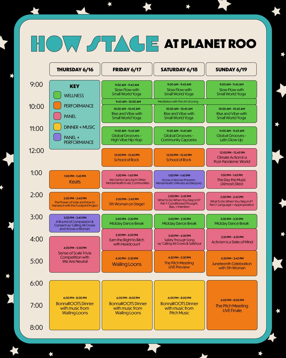 Bonnaroo 2022 schedule