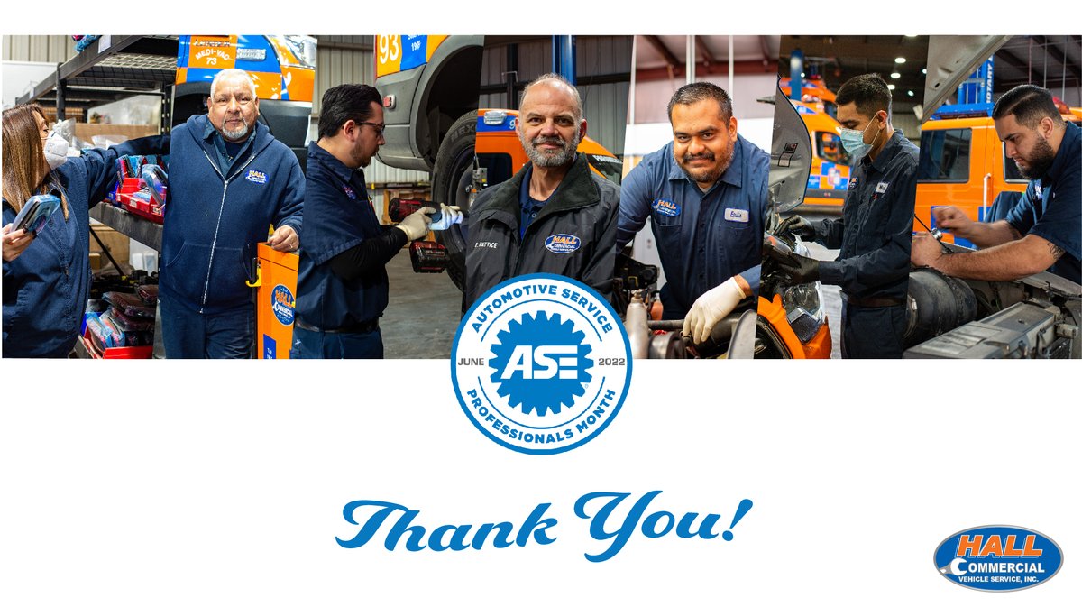 HallAmbulance's tweet photo. Automotive Service Professionals Month
When it comes to responding to medical emergencies, vehicle failure is not an option! Join us in celebrating the Hall Commercial Vehicle Service Team who maintain the finest fleet on the road!
#ASE #automotiveserviceprofessionalsmonth https://t.co/8TJ1hWRKxb