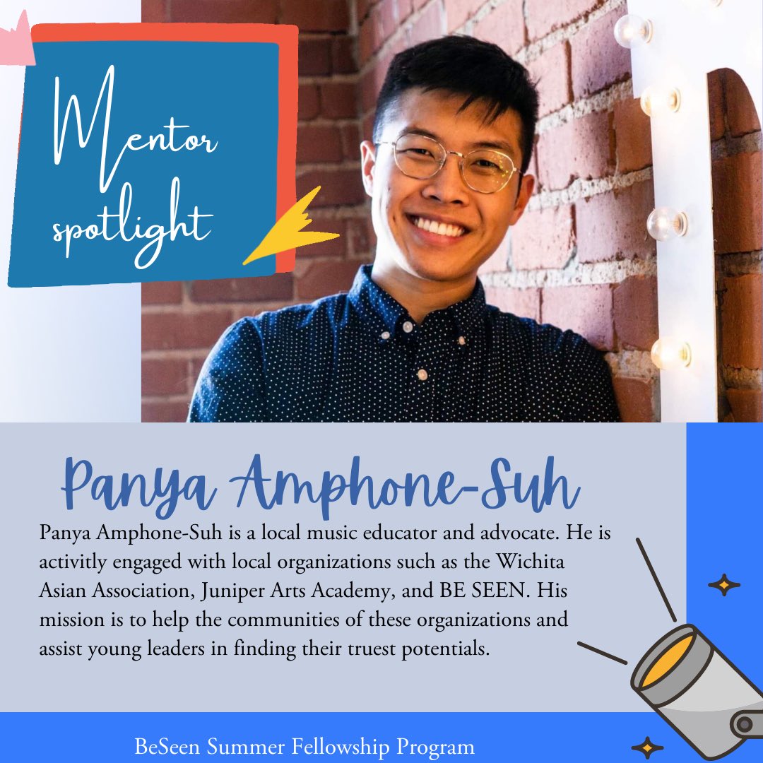 As we approach our first session tomorrow for the BeSeen Summer Fellowship Program, we would like to highlight all of our phenomenal mentors! 

First up is Panya Amphone-Suh

We are beyond thrilled to have Panya serve as a mentor!