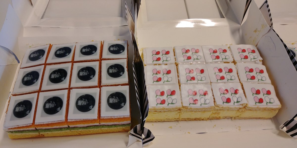 Celebrating Gregor Mendel’s 200th birth year! Today we had the Mendel200 symposium in Wageningen, The Netherlands. More than 120 participants. Celebrated with Mendel print cakes!!!